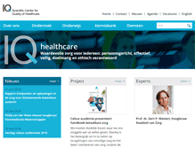 Tablet Screenshot of iqhealthcare.nl